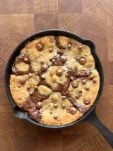 Scoopable Brookie Skillet for Two