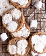 Chewy Brown Butter S'mores Cookie