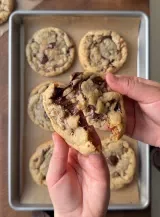 Bakery-Style Double Chocolate Chip Cookies