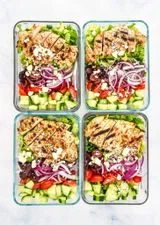 Greek Chicken Salad Meal Prep