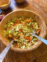Napa Cabbage Salad with Asian Dressing