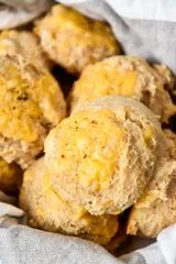 Pancake Mix Cheddar Drop Biscuits