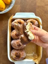 Nutella Stuffed Bomboloni