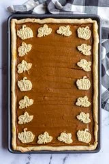 Sheet Pan Pumpkin Pie