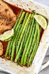 Ginger Soy Tilapia and Broiled Asparagus