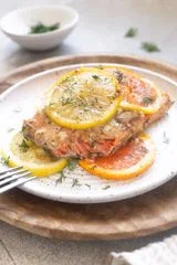 Slow Roasted Citrus Salmon