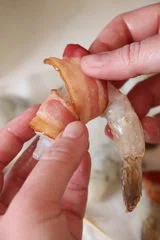 Barbecue Bacon Wrapped Shrimp