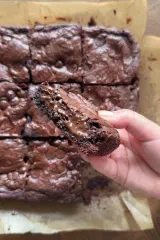 Nutella Stuffed Fudgy Brownie 