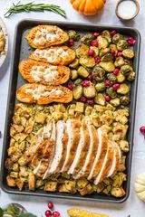 Sheet Pan Thanksgiving Dinner for 2