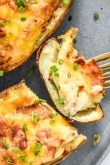 Air Fryer Twice Baked Potatoes
