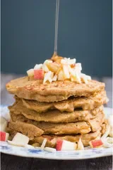 Apple Cinnamon Protein Pancakes