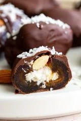 Almond Joy Stuffed Dates