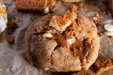 Brown Butter Biscoff Cookies with White Chocolate Chips