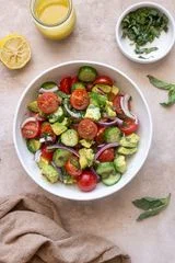 Cucumber Tomato Avocado Salad
