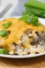 Hamburger and Hash Brown Casserole