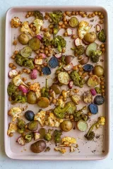 Roasted Veggie Tzatziki Bowls