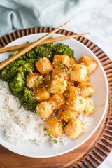 Crispy Tofu with Sweet Chile Sauce