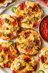 The Easiest Homemade Pizza Bagel Bites