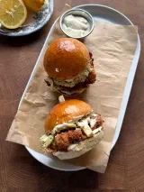 Crispy Chicken Caesar Burger