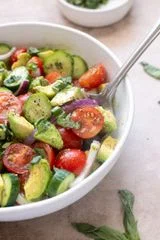 Cucumber Tomato Avocado Salad