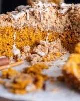 Brown Butter Pumpkin Vanilla Crumb Cake