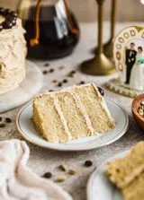 Cardamom Cake with Coffee Buttercream