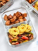 Crispy Potato Egg Ribbon Breakfast Bowls