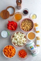 Chickpea & Sweet Potato Coconut Curry