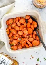 Air Fryer Hot Honey Glazed Carrots