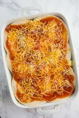 Loaded Veggie Enchilada Casserole