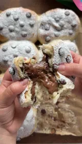Nutella Stuffed Chocolate Chip Bread