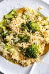 Broccoli Cheese Risotto