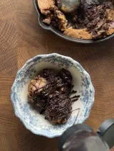 Scoopable Brookie Skillet for Two