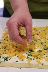 Cheddar and Chive Pinwheels
