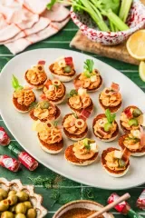 Bloody Mary Deviled Eggs