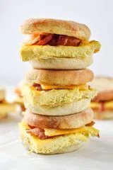 Make-Ahead Bacon Breakfast Sandwiches