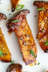 Teriyaki King Oyster Mushrooms