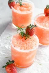Strawberry Salty Dog Cocktail