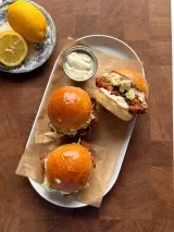 Crispy Chicken Caesar Burger