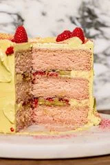 Pistachio Raspberry Cake