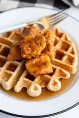 Vegan Chicken and Waffles
