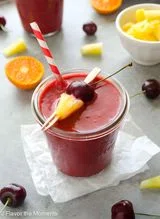 3-Ingredient Pineapple Cherry Smoothie