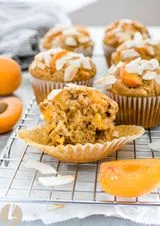 Fresh Apricot Coconut Muffins