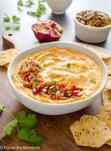 Butternut Squash Hummus with Spiced Pepitas