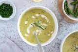 Creamy Asparagus Leek Soup