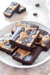 Fudgy Peanut Butter Brownies