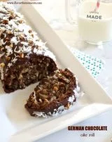 German Chocolate Cake Roll