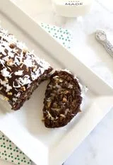 German Chocolate Cake Roll