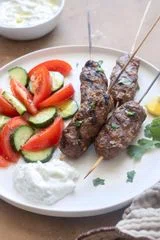 Grilled Lamb Kofta Kebabs