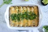 Green Enchiladas with Ground Turkey